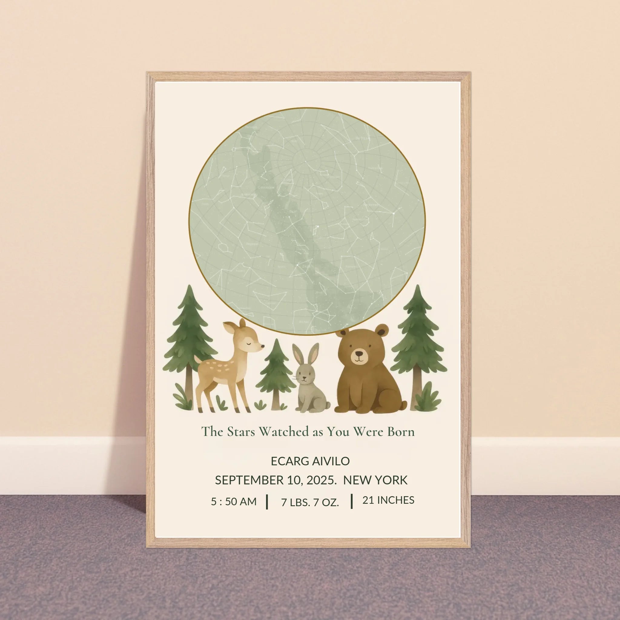 Brown Green Photo Frame Display Mockup Instagram Post (2)