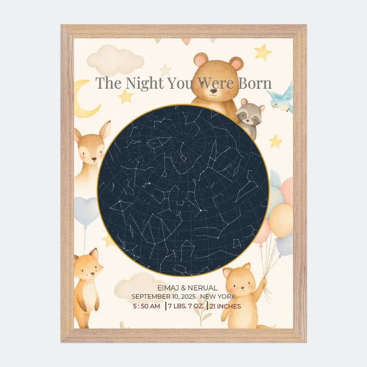 Heavenly Hugs ✨ – Your Baby’s First Night Under the Stars