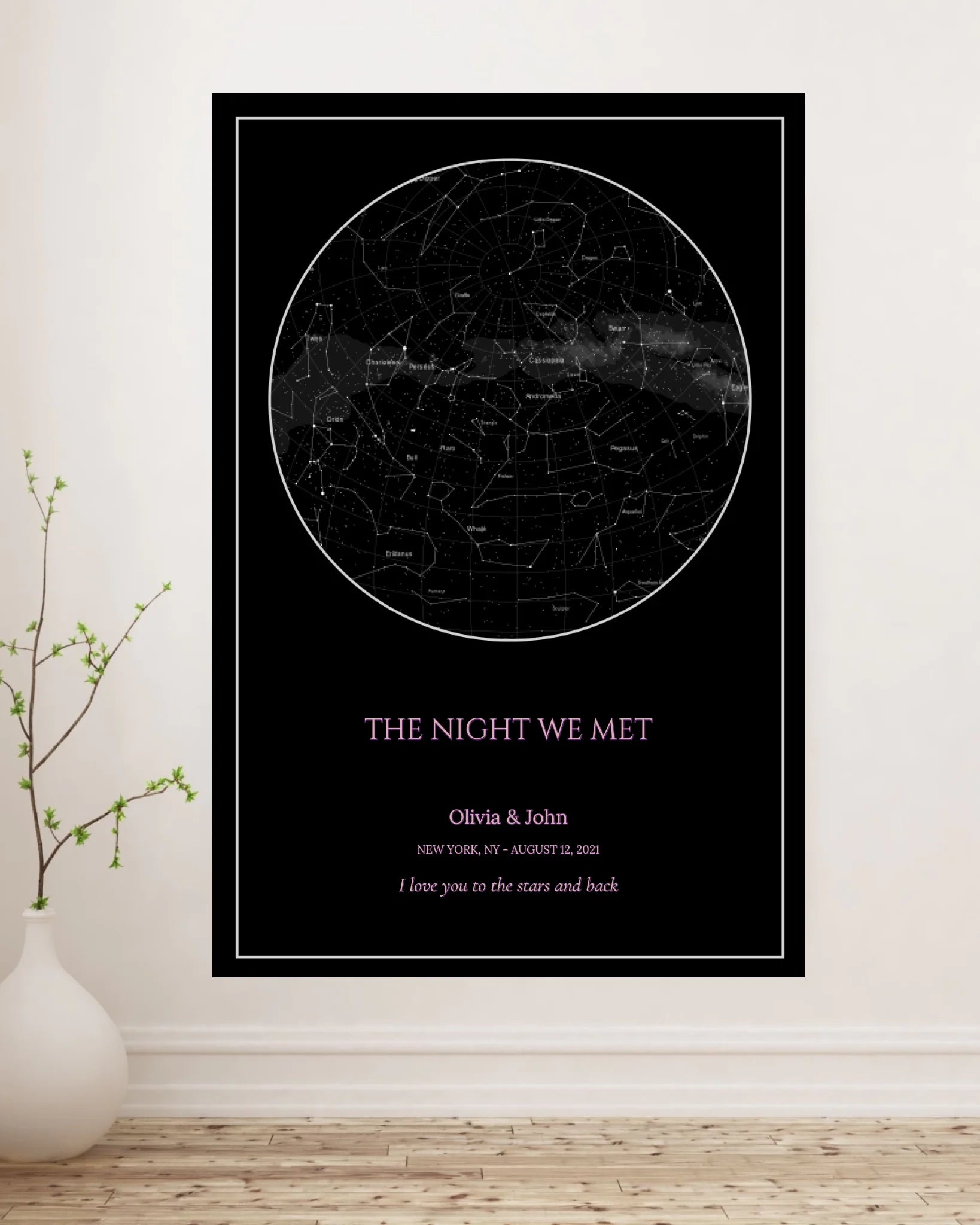 White and Cream Minimalist Photo Frame Mockup Instagram Post