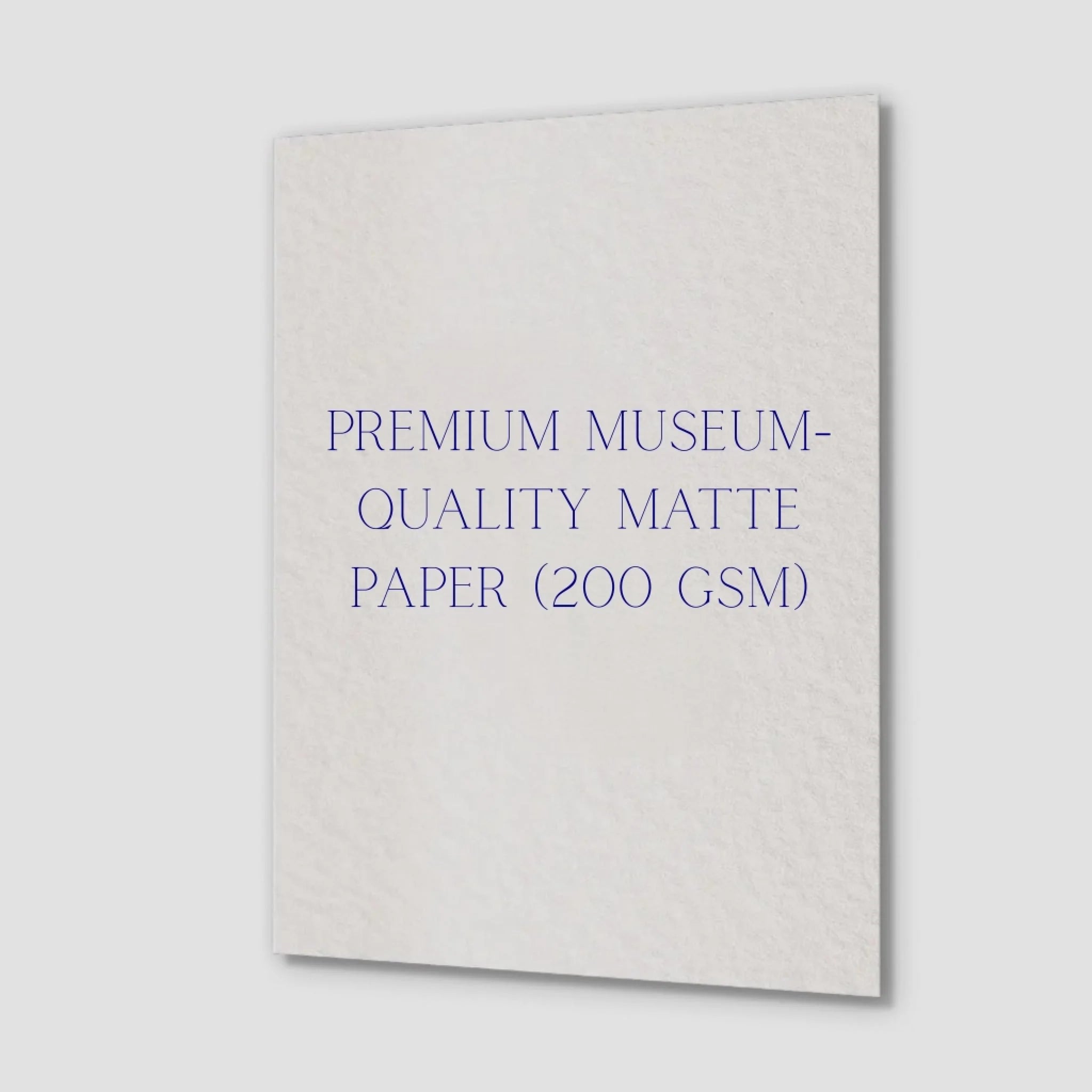 Premium Matte Paper Poster