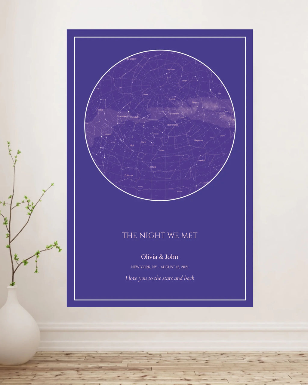 White and Cream Minimalist Photo Frame Mockup Instagram Post