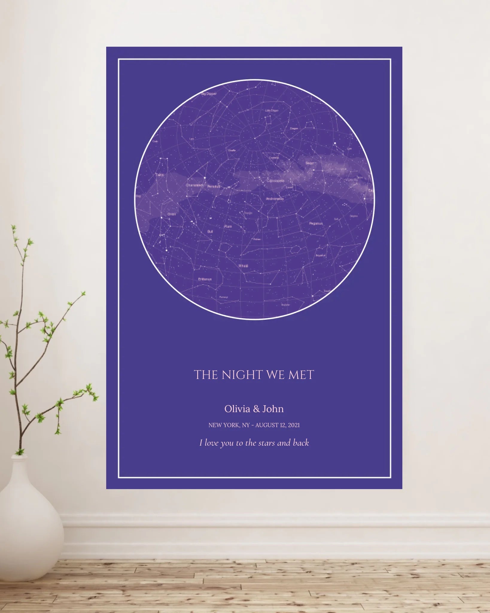 White and Cream Minimalist Photo Frame Mockup Instagram Post