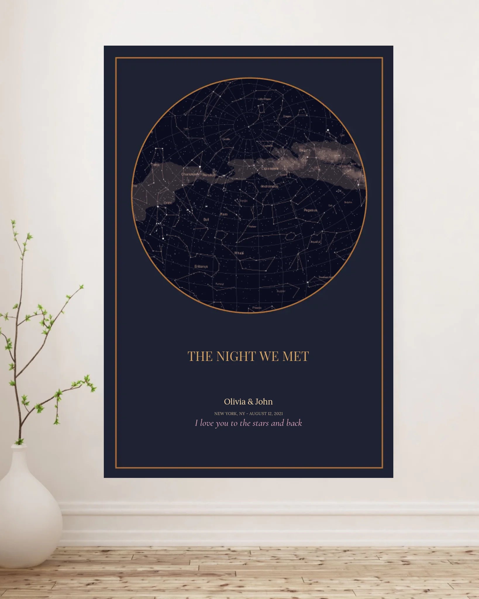 White and Cream Minimalist Photo Frame Mockup Instagram Post