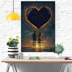 White Brick Wall Mockup Frame Quote Instagram Post