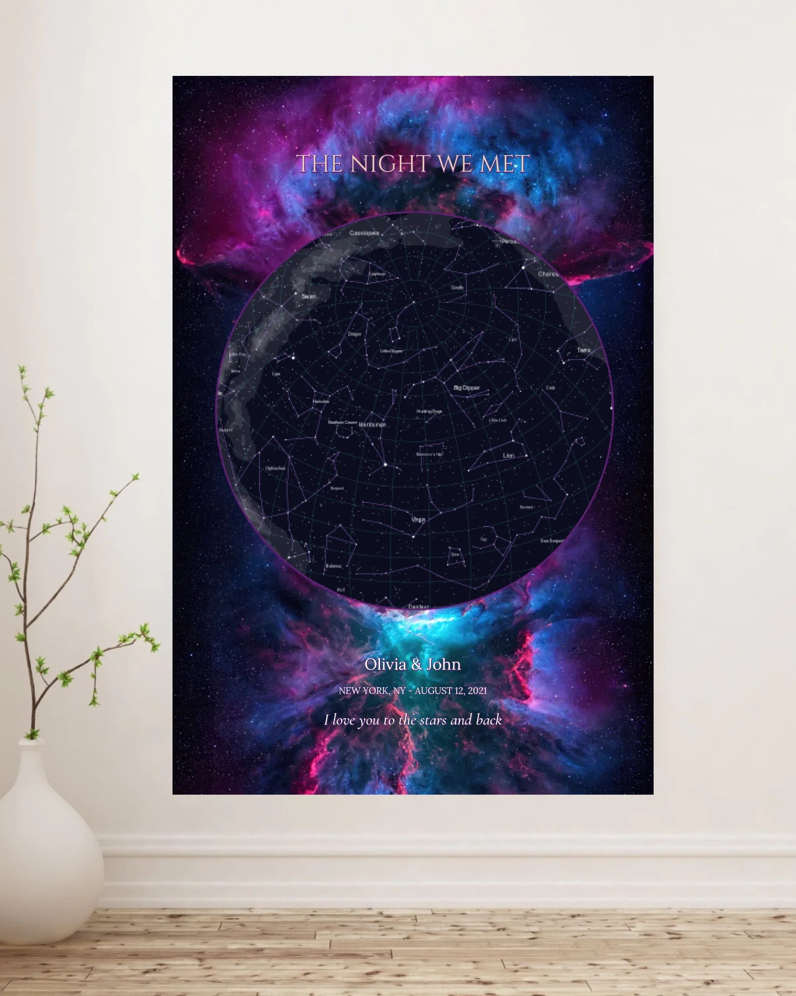 White and Cream Minimalist Photo Frame Mockup Instagram Post