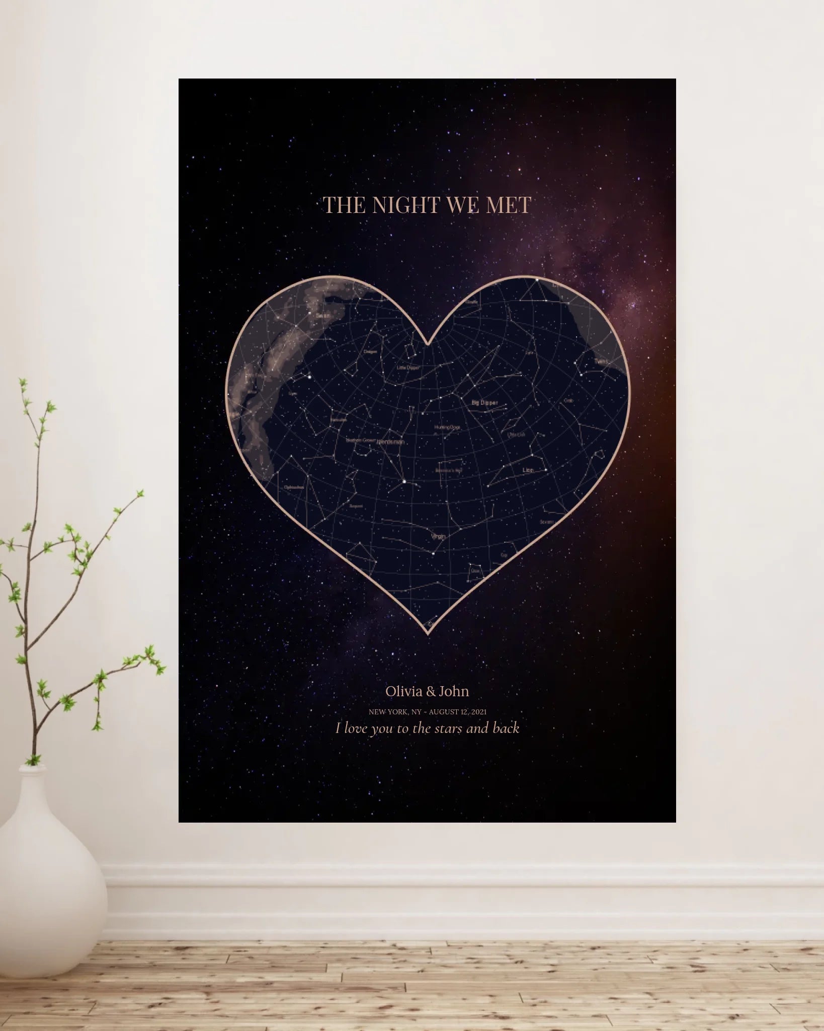 White and Cream Minimalist Photo Frame Mockup Instagram Post