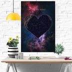 White Brick Wall Mockup Frame Quote Instagram Post