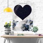 White Brick Wall Mockup Frame Quote Instagram Post